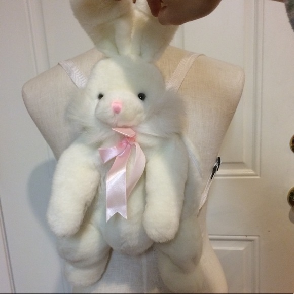 rabbit plush backpack